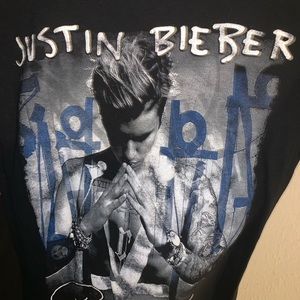 Justin Bieber tee (bought from concert!)
